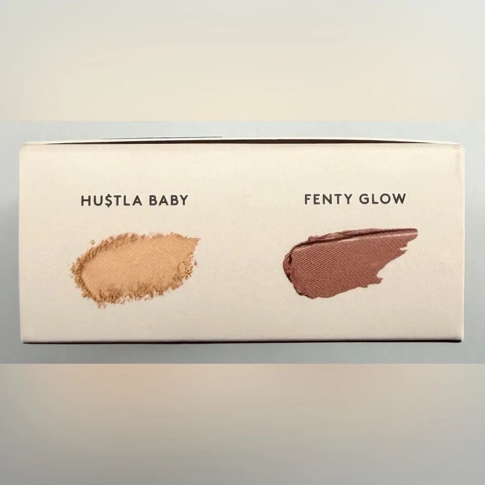 Fenty Beauty Bomb Baby Mini Set NIB Rihanna Glow Gloss Hustla Baby Highlighter